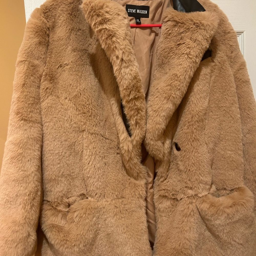 Steve Madden Tan Teddy Jacket